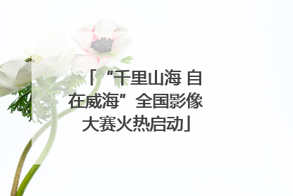 “千里山海 自在威海”全国影像大赛火热启动