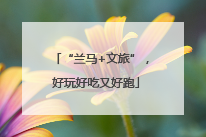 “兰马+文旅”，好玩好吃又好跑