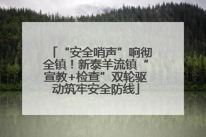 “安全哨声”响彻全镇！新泰羊流镇“宣教+检查”双轮驱动筑牢安全防线