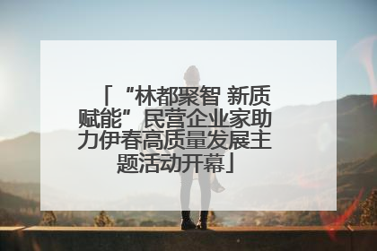 “林都聚智 新质赋能”民营企业家助力伊春高质量发展主题活动开幕