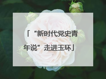 “新时代党史青年说”走进玉环