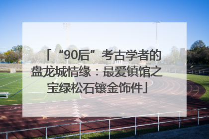 “90后”考古学者的盘龙城情缘：最爱镇馆之宝绿松石镶金饰件