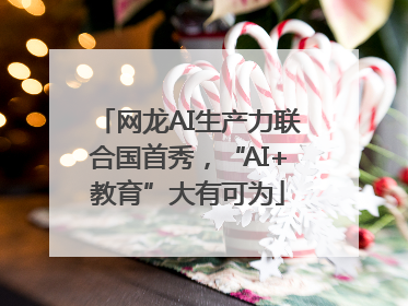 网龙AI生产力联合国首秀，“AI+教育”大有可为
