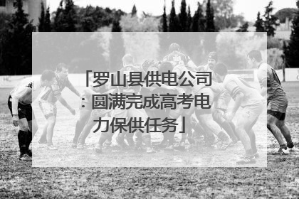 罗山县供电公司：圆满完成高考电力保供任务