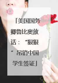 美国国务卿鲁比奥放话：“狠狠”吊销中国学生签证