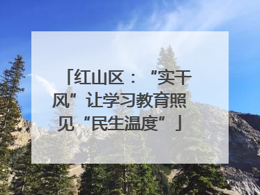 红山区：“实干风”让学习教育照见“民生温度”