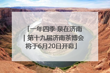 一年四季·泉在济南｜第十九届济南茶博会将于6月20日开幕