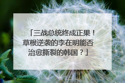 三战总统终成正果！草根逆袭的李在明能否治愈撕裂的韩国？
