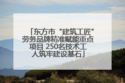 东方市“建筑工匠”劳务品牌精准赋能重点项目 250名技术工人筑牢建设基石