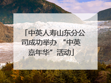 中英人寿山东分公司成功举办 “中英嘉年华”活动