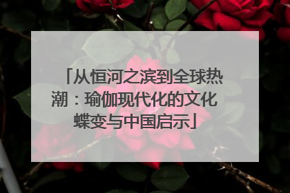从恒河之滨到全球热潮：瑜伽现代化的文化蝶变与中国启示