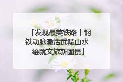 发现最美铁路丨钢铁动脉激活武陵山水 绘就文旅新图景