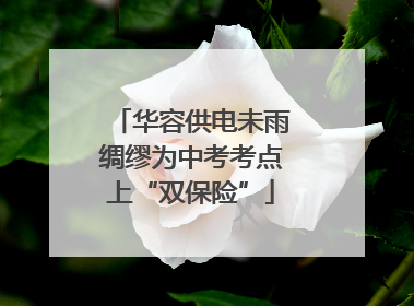 华容供电未雨绸缪为中考考点上“双保险”