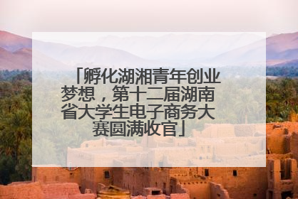 孵化湖湘青年创业梦想，第十二届湖南省大学生电子商务大赛圆满收官