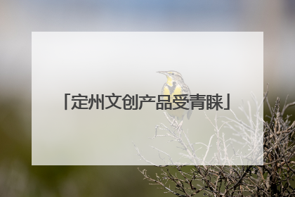 定州文创产品受青睐