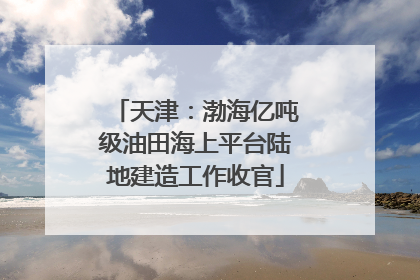 天津：渤海亿吨级油田海上平台陆地建造工作收官