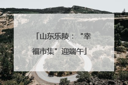 山东乐陵：“幸福市集”迎端午