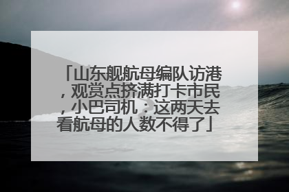 山东舰航母编队访港，观赏点挤满打卡市民，小巴司机：这两天去看航母的人数不得了