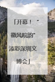 开幕！“徽风皖韵”添彩深圳文博会