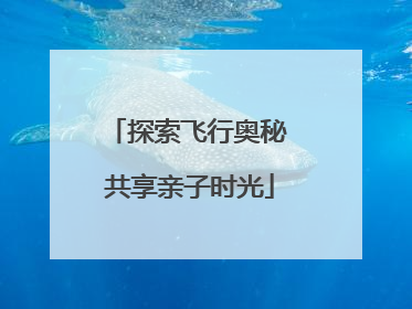 探索飞行奥秘 共享亲子时光