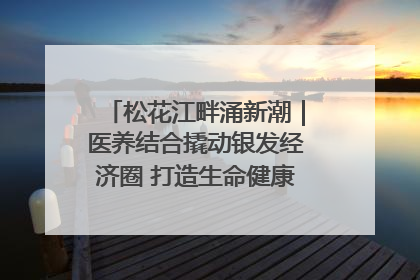 松花江畔涌新潮｜医养结合撬动银发经济圈 打造生命健康产业新样本