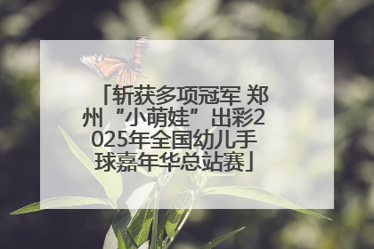 斩获多项冠军 郑州“小萌娃”出彩2025年全国幼儿手球嘉年华总站赛