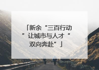 新余“三百行动”让城市与人才“双向奔赴”