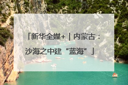 新华全媒+｜内蒙古：沙海之中建“蓝海”