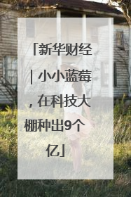 新华财经｜小小蓝莓，在科技大棚种出9个亿