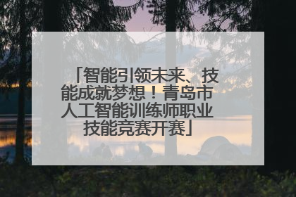 智能引领未来、技能成就梦想！青岛市人工智能训练师职业技能竞赛开赛