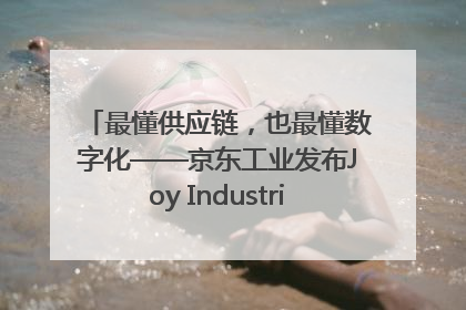 最懂供应链，也最懂数字化——京东工业发布Joy Industrial 重塑工业未来