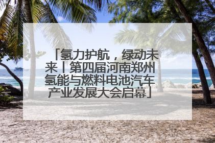 氢力护航，绿动未来丨第四届河南郑州氢能与燃料电池汽车产业发展大会启幕