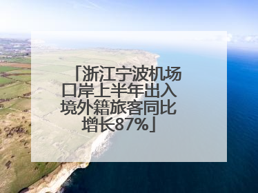 浙江宁波机场口岸上半年出入境外籍旅客同比增长87%
