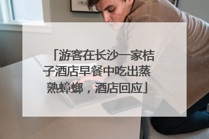 游客在长沙一家桔子酒店早餐中吃出蒸熟蟑螂，酒店回应