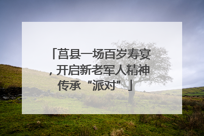 莒县一场百岁寿宴，开启新老军人精神传承“派对”