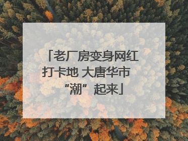 老厂房变身网红打卡地 大唐华市“潮”起来