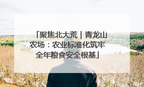聚焦北大荒｜青龙山农场：农业标准化筑牢全年粮食安全根基