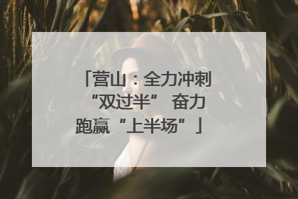 营山：全力冲刺“双过半” 奋力跑赢“上半场”