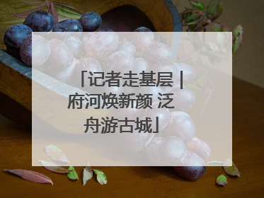 记者走基层｜府河焕新颜 泛舟游古城