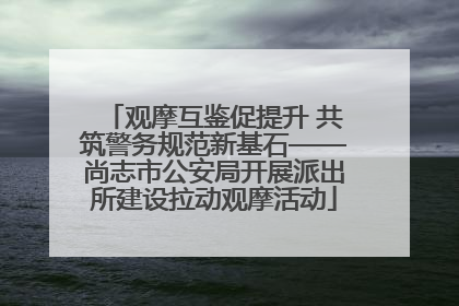 观摩互鉴促提升 共筑警务规范新基石——尚志市公安局开展派出所建设拉动观摩活动