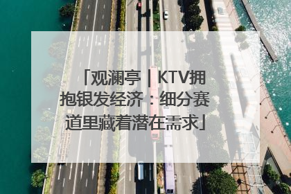 观澜亭｜KTV拥抱银发经济：细分赛道里藏着潜在需求