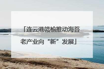 连云港赣榆推动海苔老产业向“新”发展