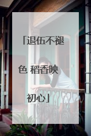 退伍不褪色 稻香映初心