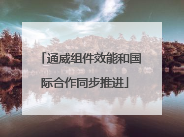 通威组件效能和国际合作同步推进
