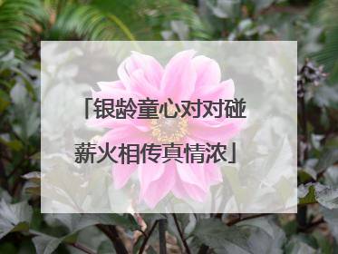 银龄童心对对碰 薪火相传真情浓