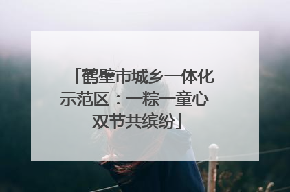 鹤壁市城乡一体化示范区：一粽一童心 双节共缤纷