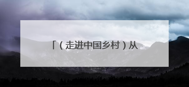 （走进中国乡村）从 “食疗养生” 到 “适老化改造” 秦岭腹地成康养“福地”