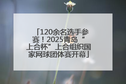 120余名选手参赛！2025青岛“上合杯”上合组织国家网球团体赛开幕
