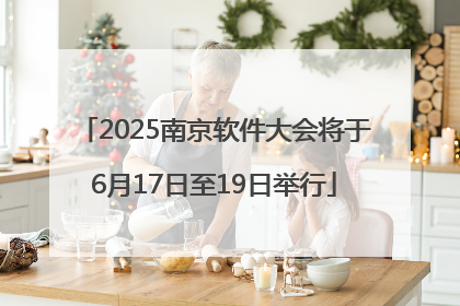 2025南京软件大会将于6月17日至19日举行