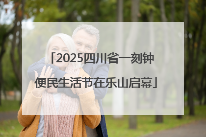 2025四川省一刻钟便民生活节在乐山启幕